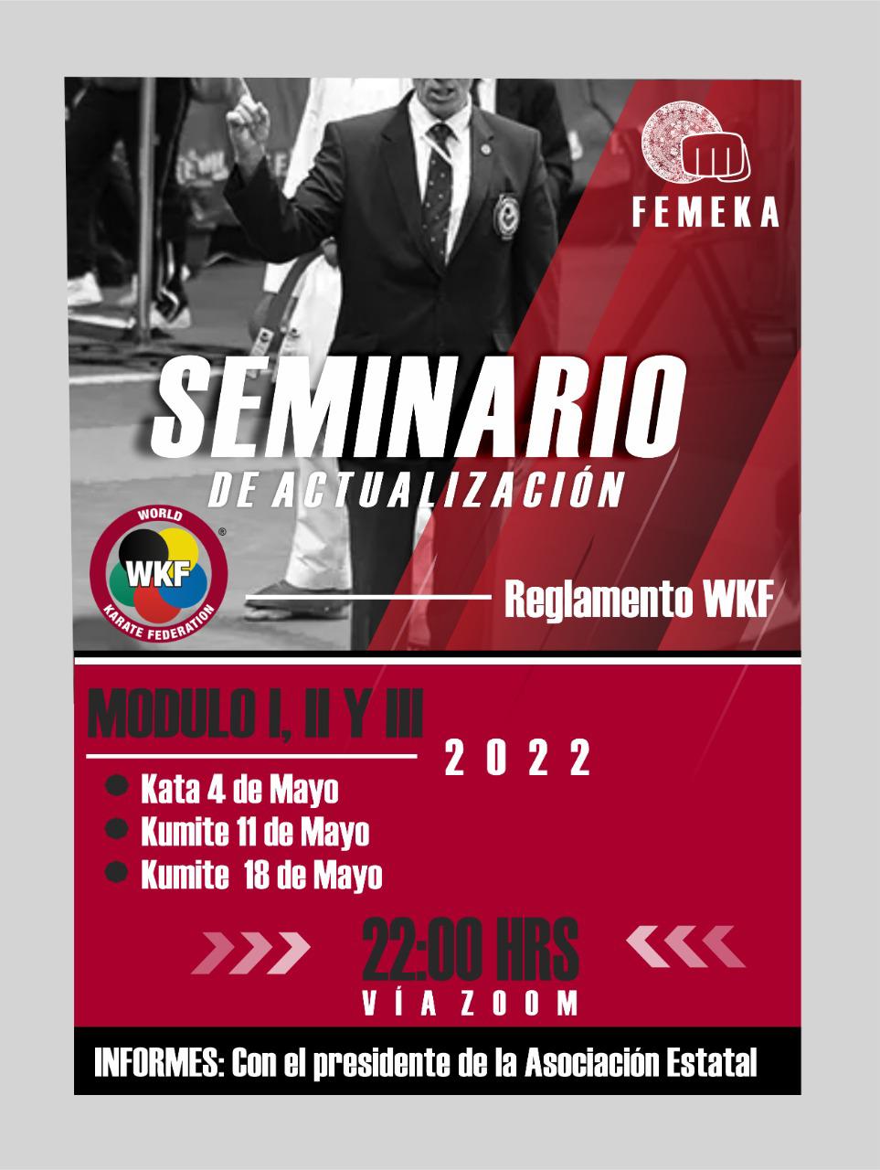 SEMINARIO DE ACTUALIZACIÓN REGLAMENTO WKF - FEMEKA